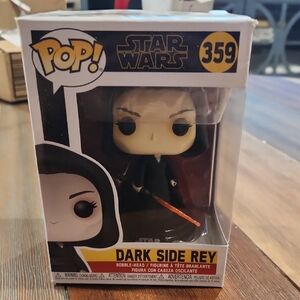 Funko Pop Dark Side Rey with Black and Red